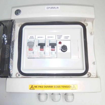 Coffret de commande microstation epuralia 5eh