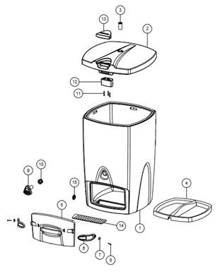 Pieces composteur biolan biowaste