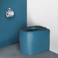 Toilette seche ecodomeo tentale siège bleu