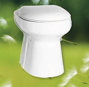 Toilettes seches en ceramique pour la separation des urines