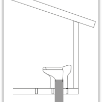 Installation de la toilette sèche Wostman EcoDry B